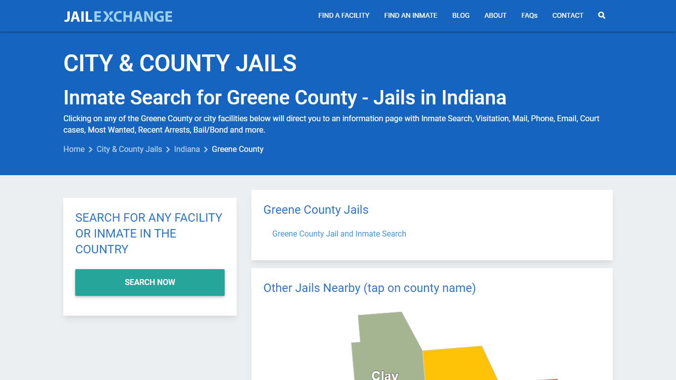 Inmate Search for Greene County | Jails in Indiana - Jail Exchange